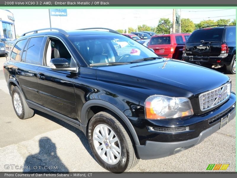 Ember Black Metallic / Off Black 2008 Volvo XC90 3.2 AWD
