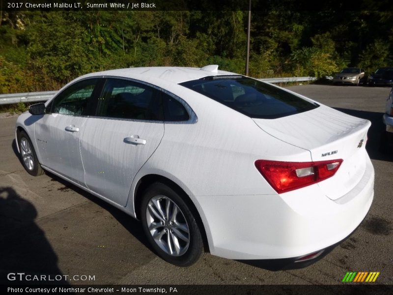Summit White / Jet Black 2017 Chevrolet Malibu LT
