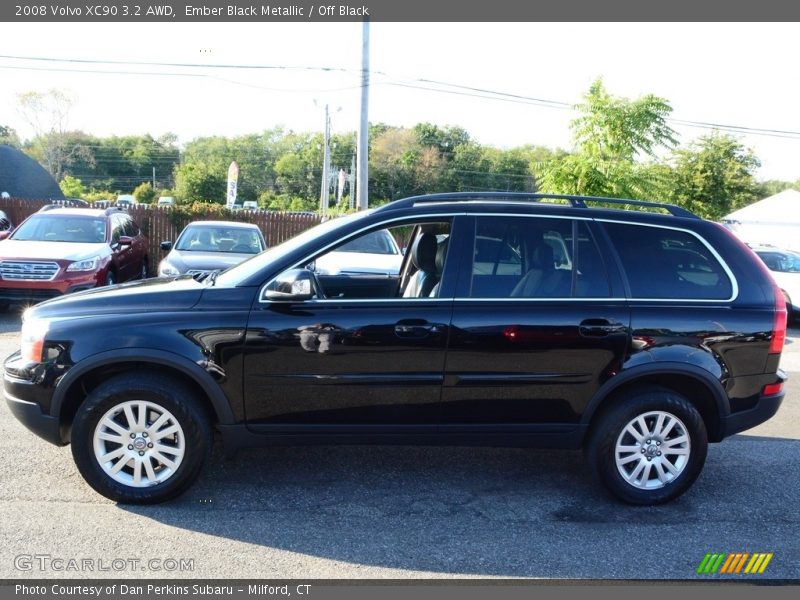 Ember Black Metallic / Off Black 2008 Volvo XC90 3.2 AWD