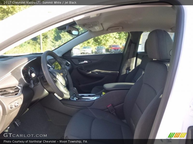 Summit White / Jet Black 2017 Chevrolet Malibu LT