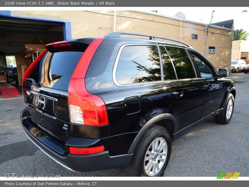 Ember Black Metallic / Off Black 2008 Volvo XC90 3.2 AWD