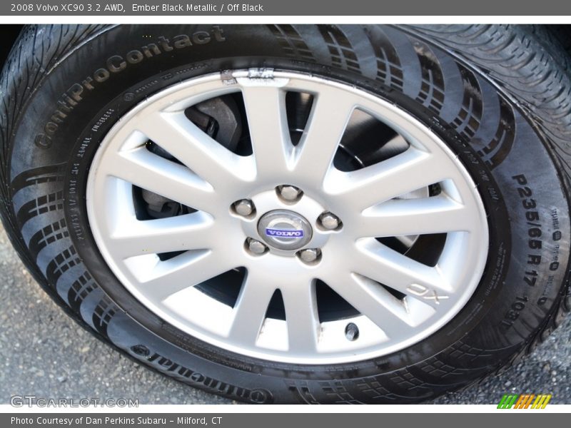 Ember Black Metallic / Off Black 2008 Volvo XC90 3.2 AWD