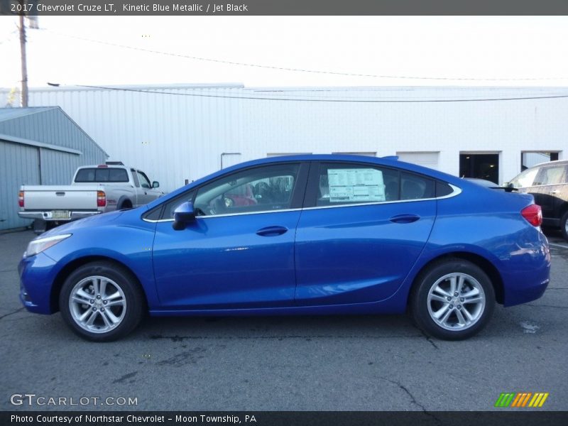 Kinetic Blue Metallic / Jet Black 2017 Chevrolet Cruze LT