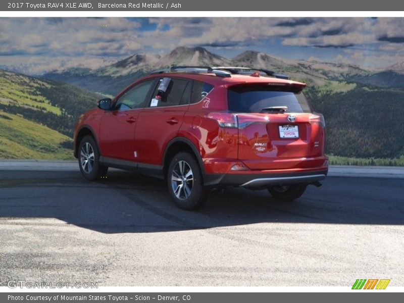 Barcelona Red Metallic / Ash 2017 Toyota RAV4 XLE AWD