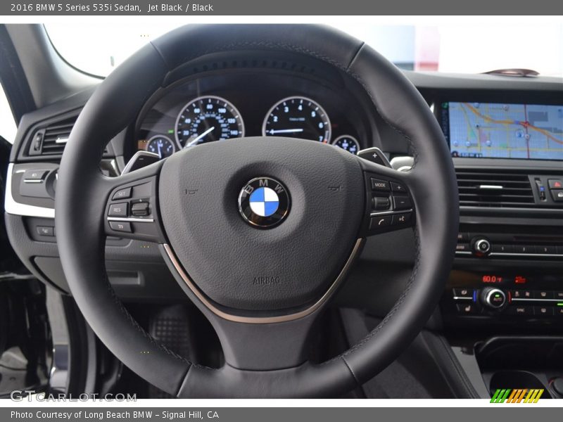 Jet Black / Black 2016 BMW 5 Series 535i Sedan