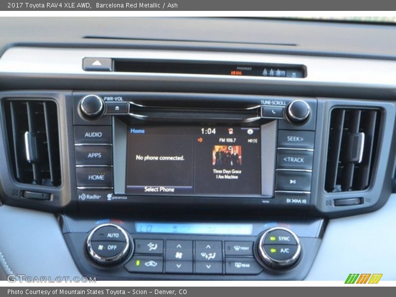 Controls of 2017 RAV4 XLE AWD