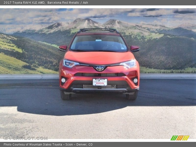 Barcelona Red Metallic / Ash 2017 Toyota RAV4 XLE AWD
