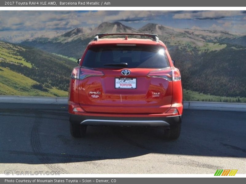 Barcelona Red Metallic / Ash 2017 Toyota RAV4 XLE AWD