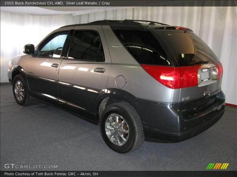 Silver Leaf Metallic / Gray 2003 Buick Rendezvous CXL AWD