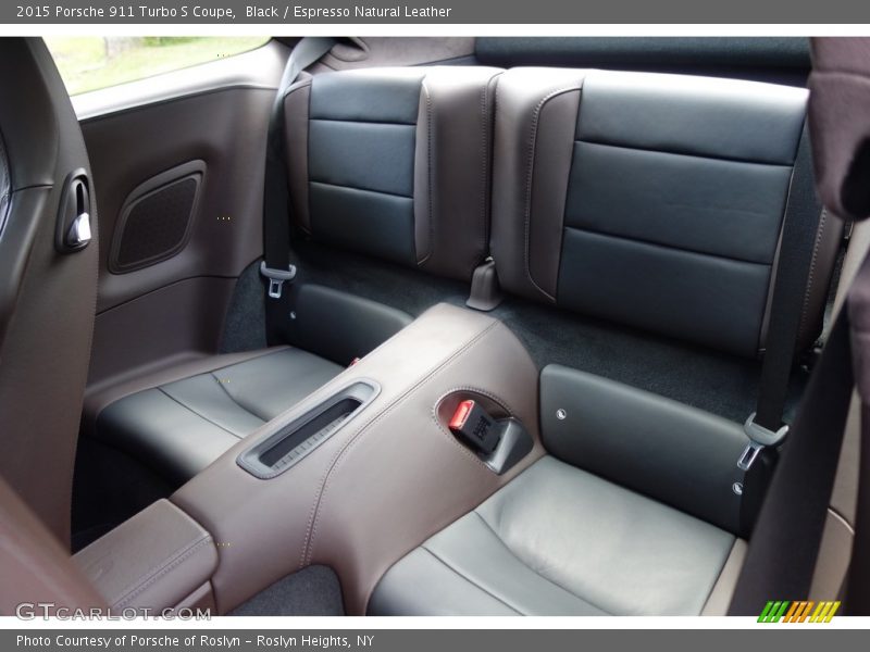 Rear Seat of 2015 911 Turbo S Coupe