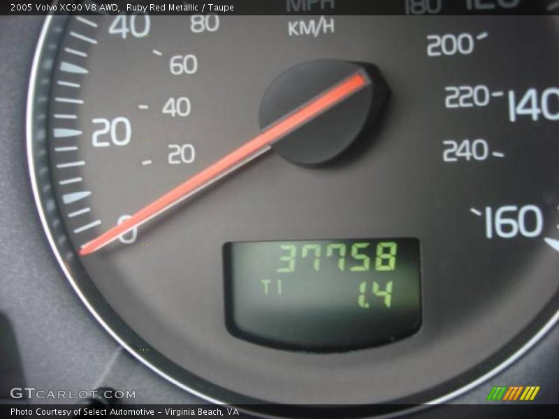Ruby Red Metallic / Taupe 2005 Volvo XC90 V8 AWD