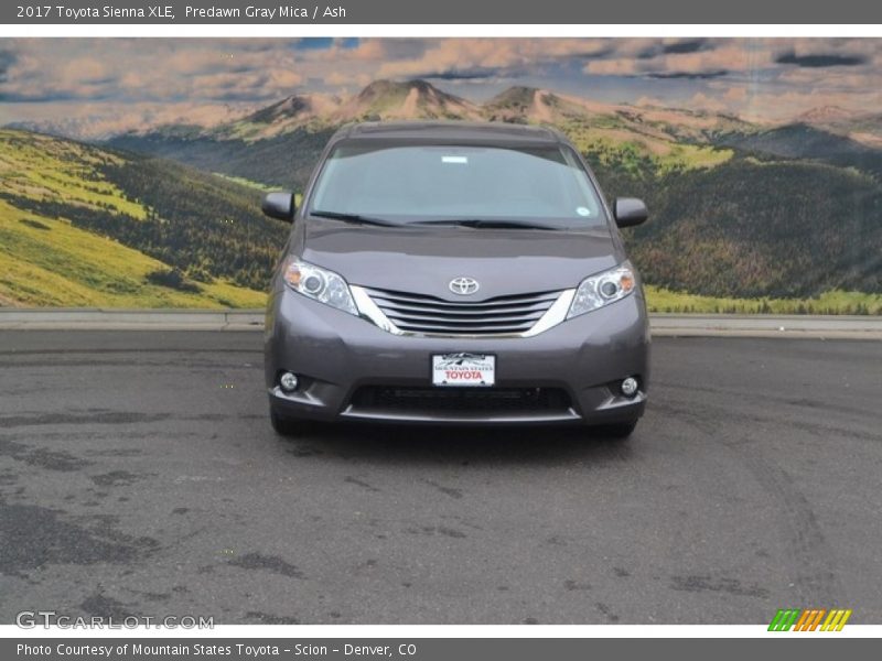 Predawn Gray Mica / Ash 2017 Toyota Sienna XLE