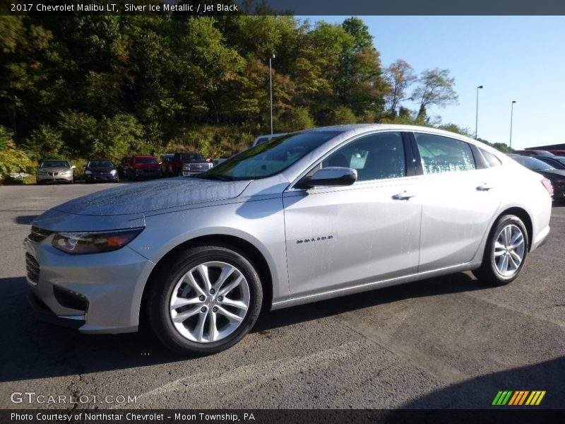 Silver Ice Metallic / Jet Black 2017 Chevrolet Malibu LT