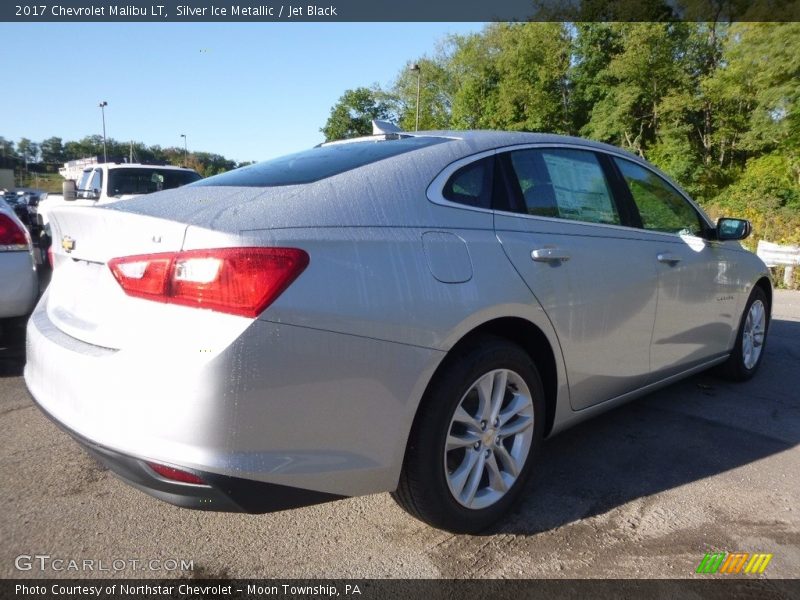 Silver Ice Metallic / Jet Black 2017 Chevrolet Malibu LT