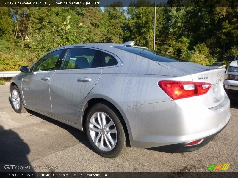 Silver Ice Metallic / Jet Black 2017 Chevrolet Malibu LT