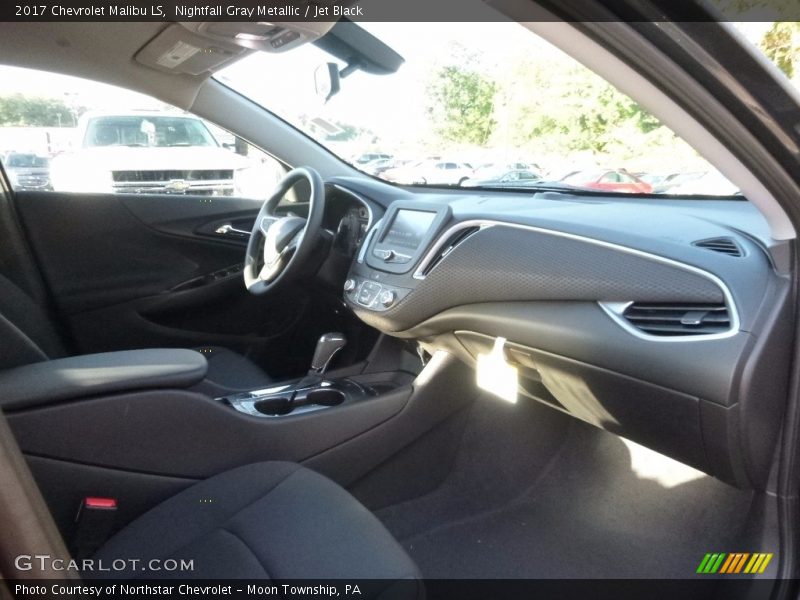 Nightfall Gray Metallic / Jet Black 2017 Chevrolet Malibu LS
