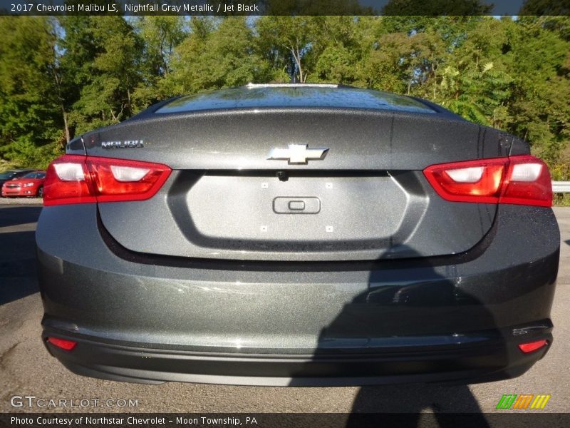 Nightfall Gray Metallic / Jet Black 2017 Chevrolet Malibu LS