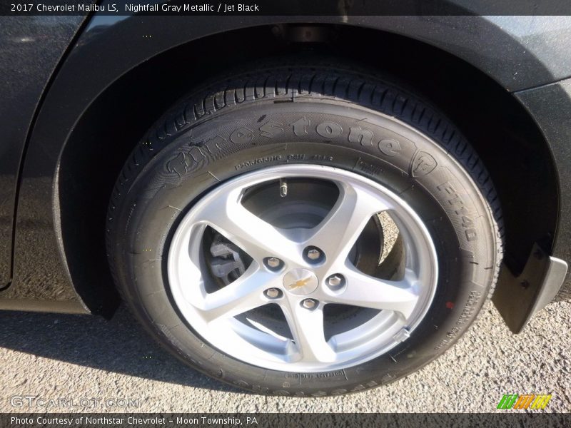 Nightfall Gray Metallic / Jet Black 2017 Chevrolet Malibu LS