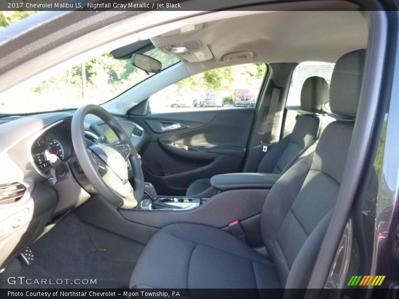 Nightfall Gray Metallic / Jet Black 2017 Chevrolet Malibu LS