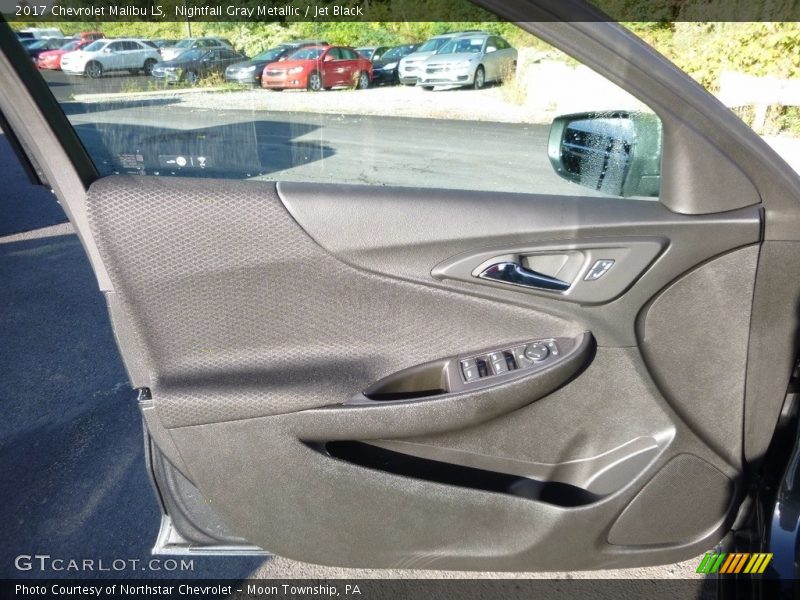 Nightfall Gray Metallic / Jet Black 2017 Chevrolet Malibu LS