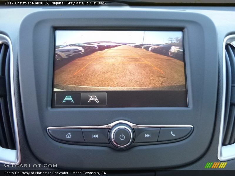 Nightfall Gray Metallic / Jet Black 2017 Chevrolet Malibu LS