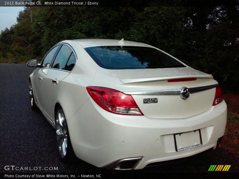 White Diamond Tricoat / Ebony 2012 Buick Regal GS