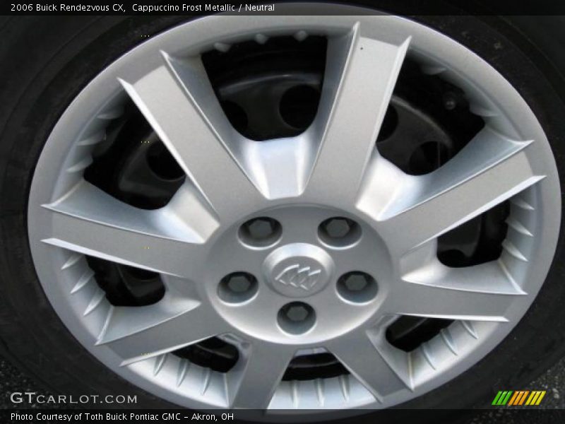 Cappuccino Frost Metallic / Neutral 2006 Buick Rendezvous CX