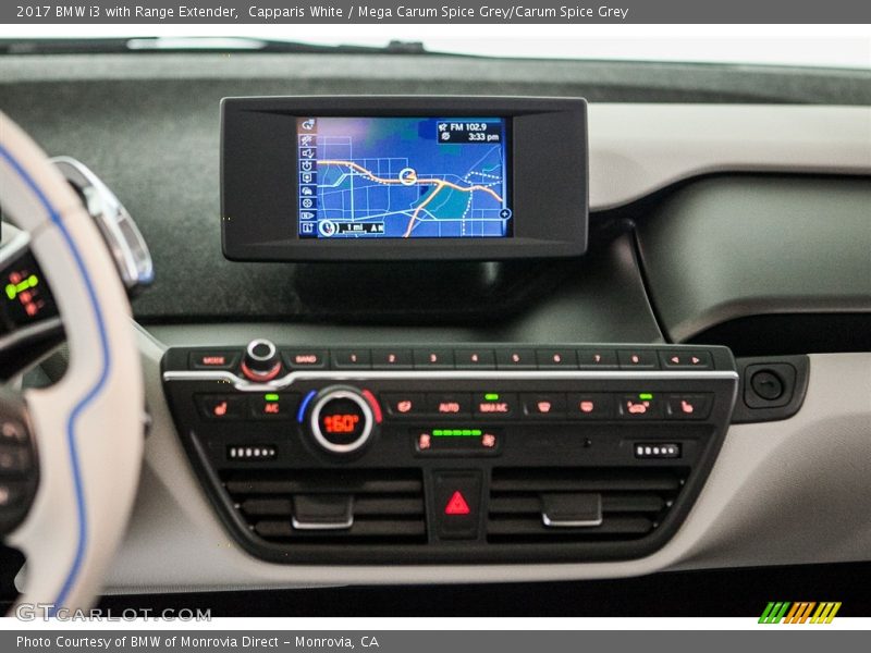 Navigation of 2017 i3 with Range Extender