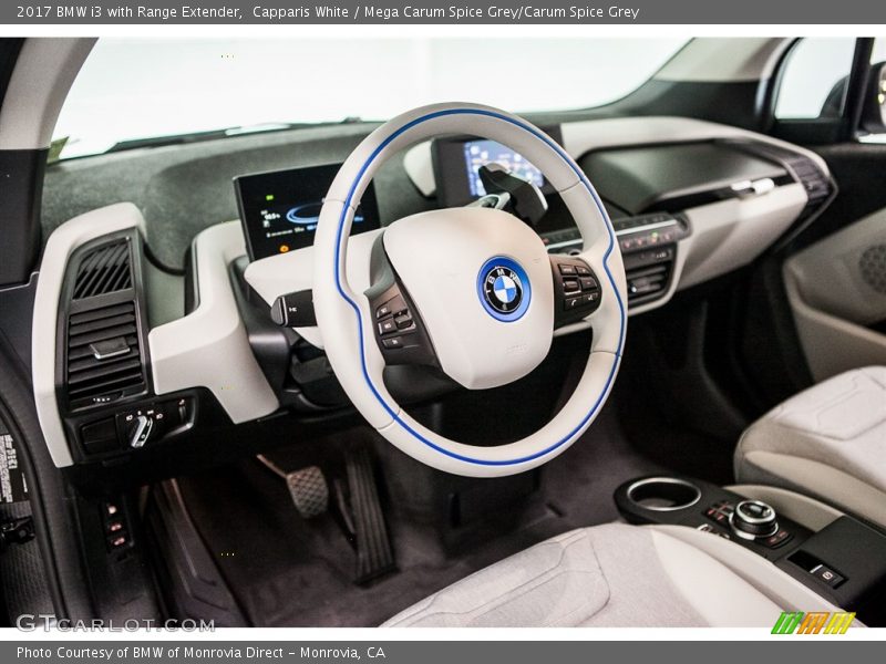 Dashboard of 2017 i3 with Range Extender