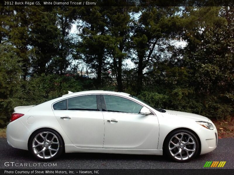 White Diamond Tricoat / Ebony 2012 Buick Regal GS