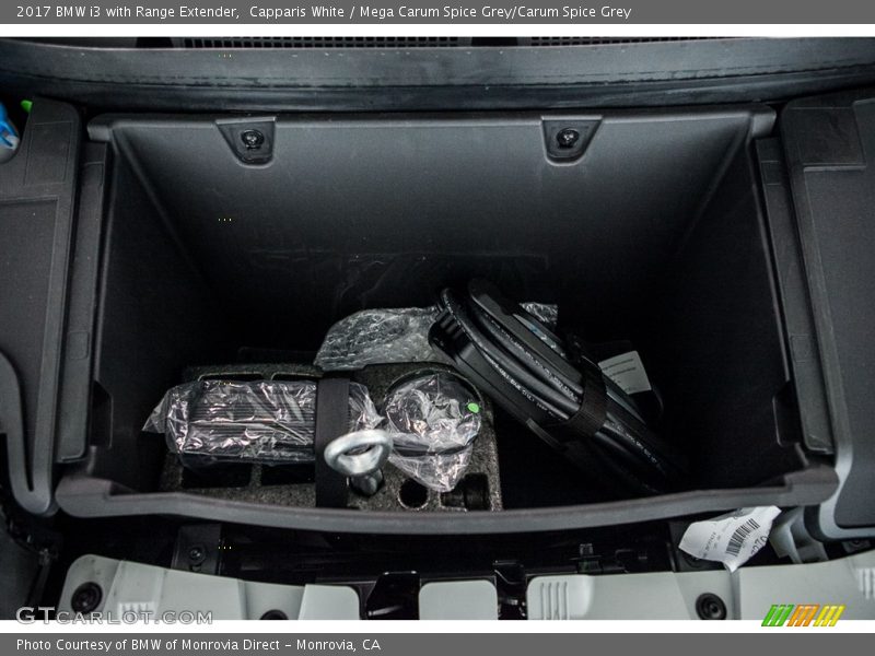 Capparis White / Mega Carum Spice Grey/Carum Spice Grey 2017 BMW i3 with Range Extender