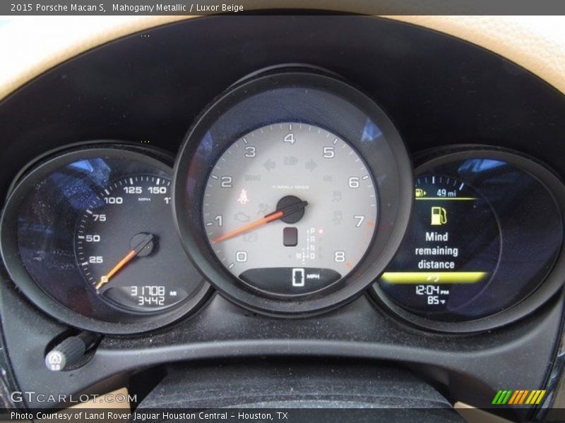  2015 Macan S S Gauges