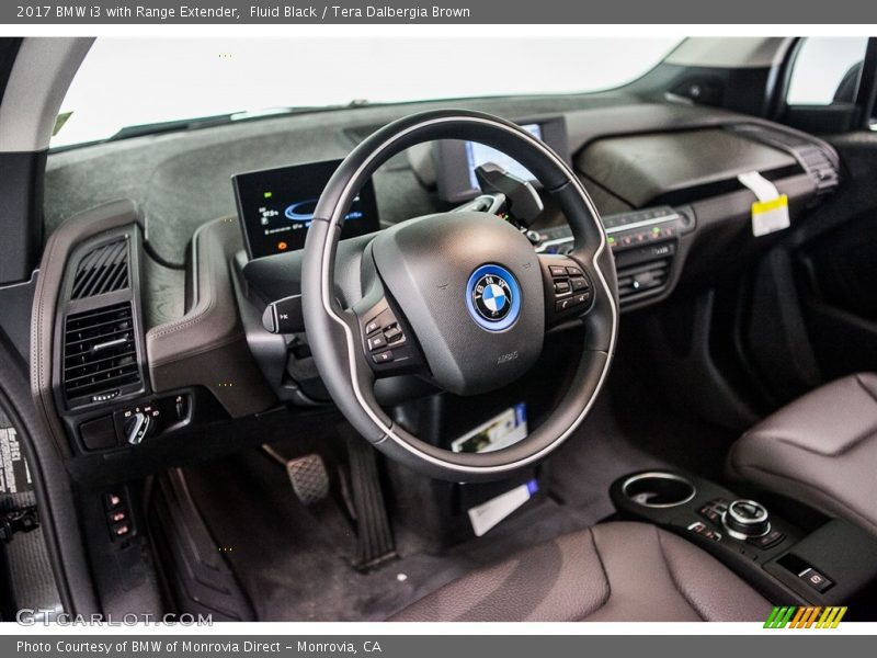 Dashboard of 2017 i3 with Range Extender