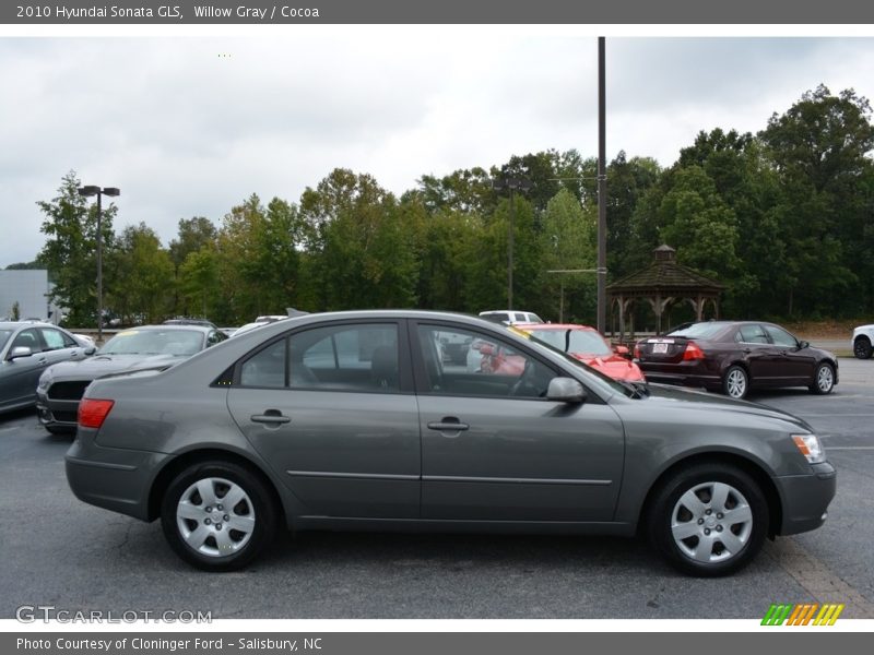 Willow Gray / Cocoa 2010 Hyundai Sonata GLS