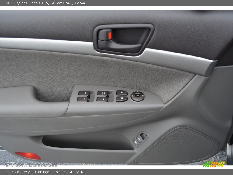 Willow Gray / Cocoa 2010 Hyundai Sonata GLS
