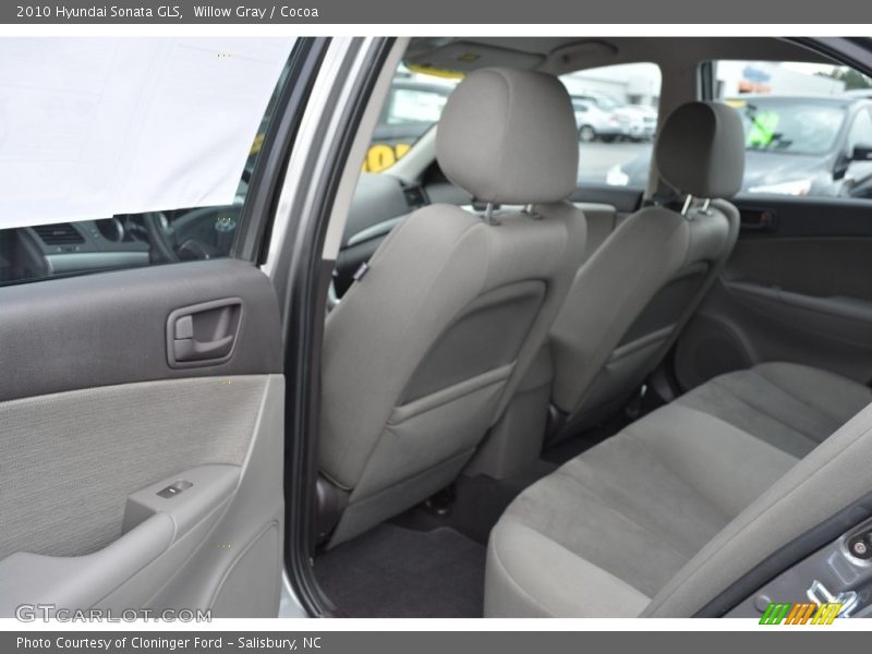 Willow Gray / Cocoa 2010 Hyundai Sonata GLS