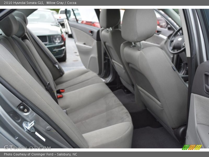 Willow Gray / Cocoa 2010 Hyundai Sonata GLS