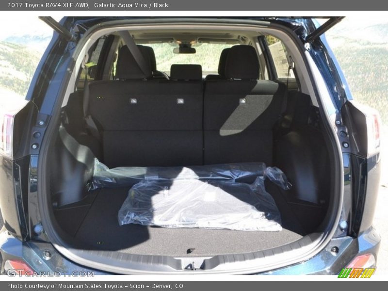 Galactic Aqua Mica / Black 2017 Toyota RAV4 XLE AWD