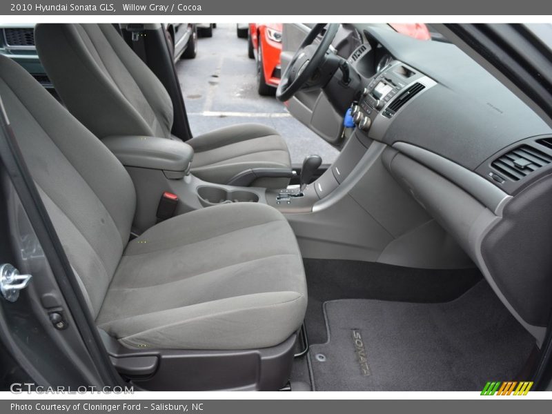 Willow Gray / Cocoa 2010 Hyundai Sonata GLS