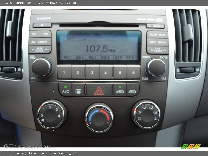 Willow Gray / Cocoa 2010 Hyundai Sonata GLS