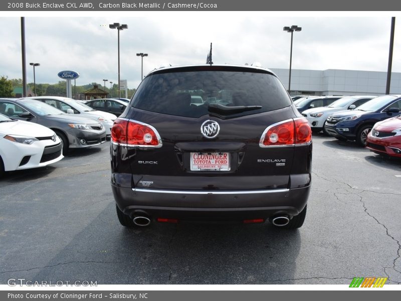 Carbon Black Metallic / Cashmere/Cocoa 2008 Buick Enclave CXL AWD