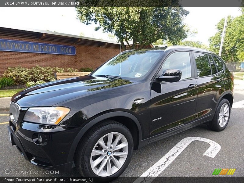 Jet Black / Black 2014 BMW X3 xDrive28i
