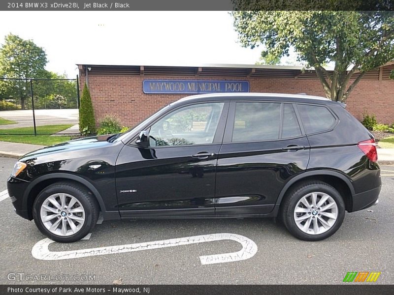 Jet Black / Black 2014 BMW X3 xDrive28i