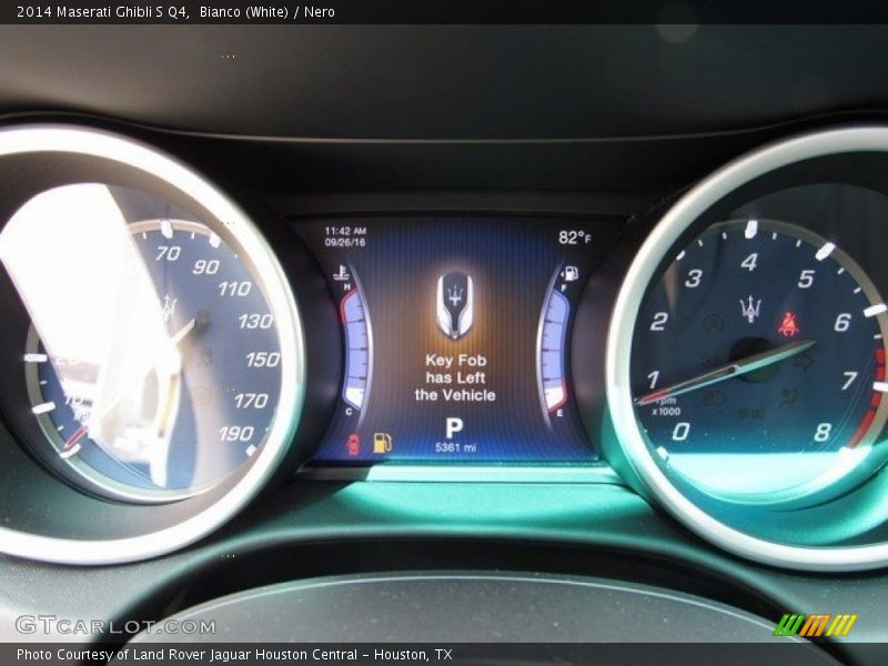 Bianco (White) / Nero 2014 Maserati Ghibli S Q4