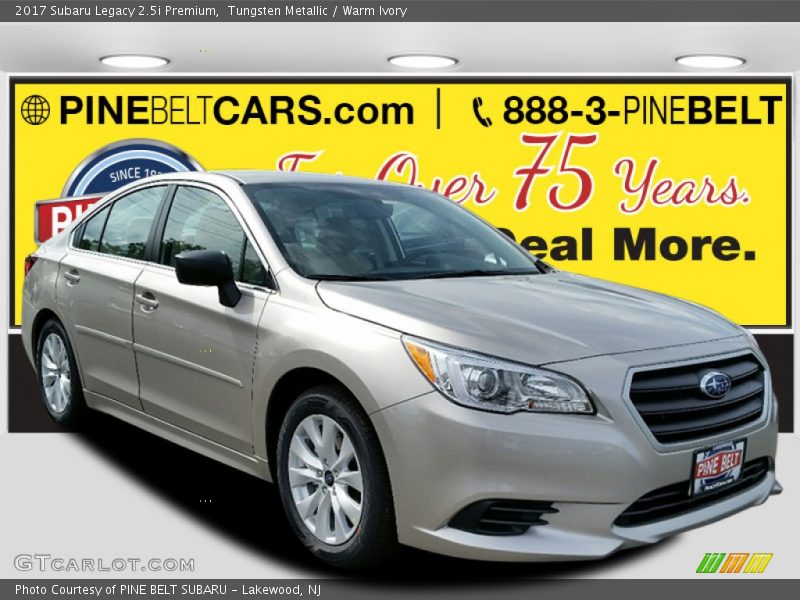 Tungsten Metallic / Warm Ivory 2017 Subaru Legacy 2.5i Premium