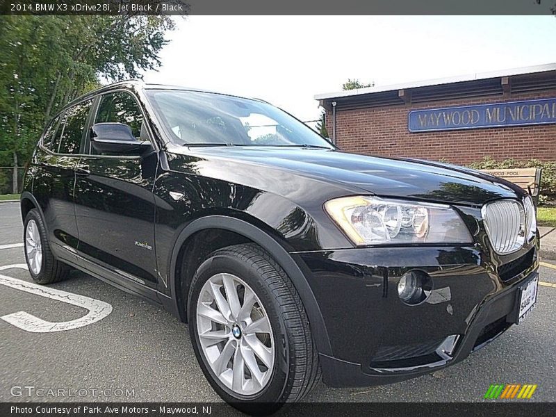 Jet Black / Black 2014 BMW X3 xDrive28i