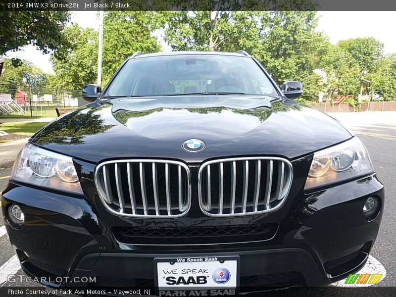 Jet Black / Black 2014 BMW X3 xDrive28i