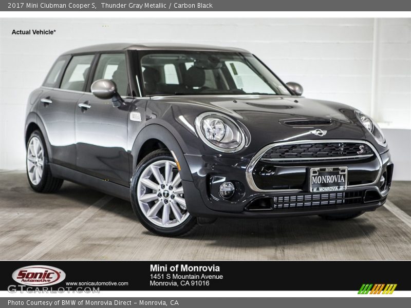 Thunder Gray Metallic / Carbon Black 2017 Mini Clubman Cooper S