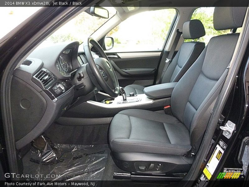 Jet Black / Black 2014 BMW X3 xDrive28i