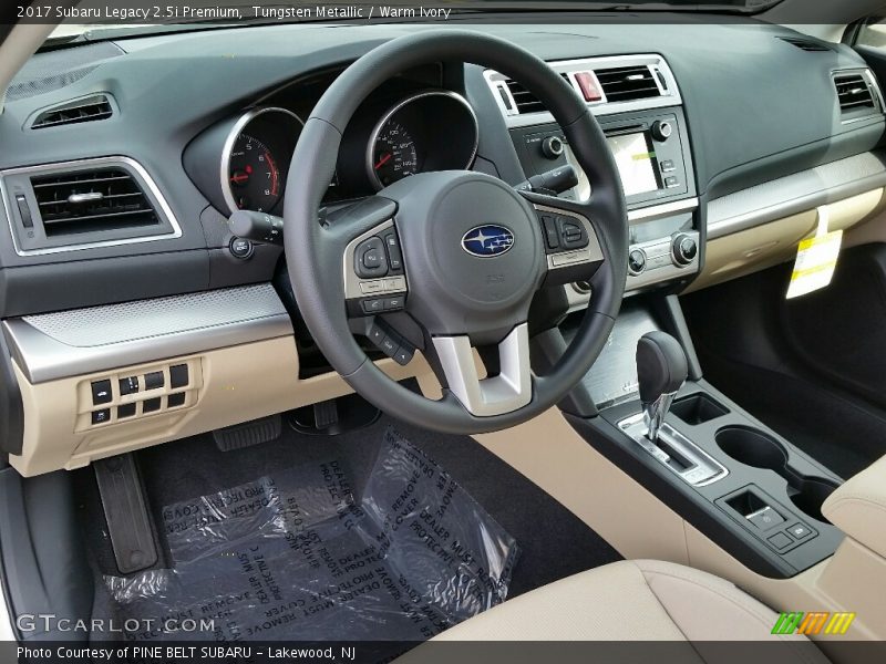 Tungsten Metallic / Warm Ivory 2017 Subaru Legacy 2.5i Premium